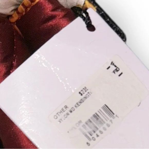 Kurt Geiger 🪢 NWT ❗️RARE Quilted Kensington with Scarf in Reversed Blue and Red - Picture 9 of 11